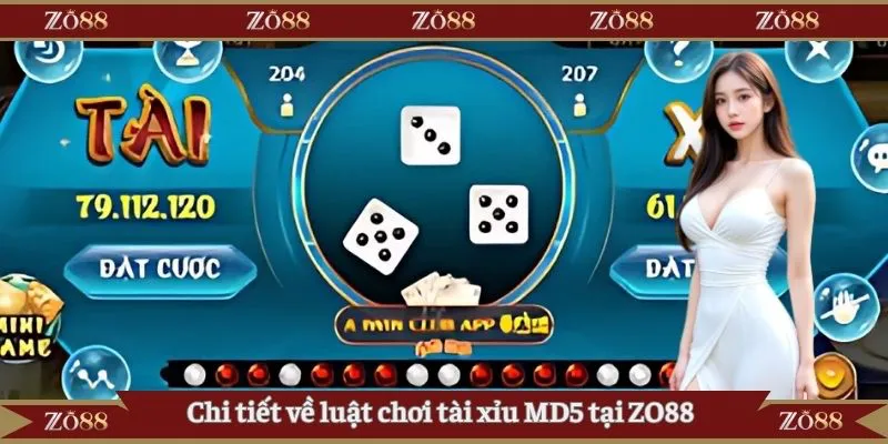 Chi tiết về luật chơi tài xỉu MD5 tại Zo88